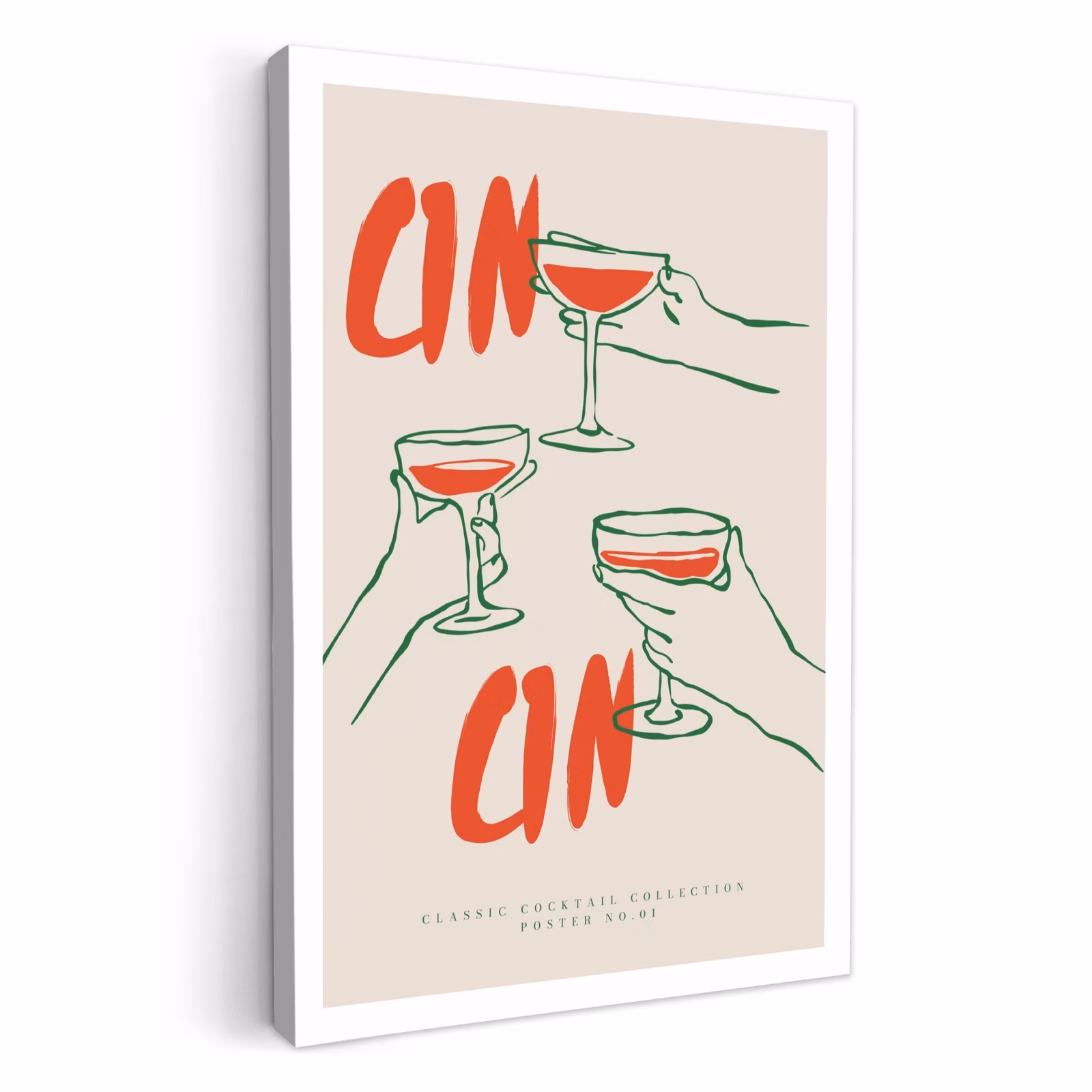 Dipinti su tela - Trio di cocktail — 1