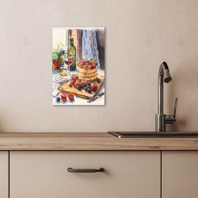 Dipinti su tela - Natura morta culinaria — 4