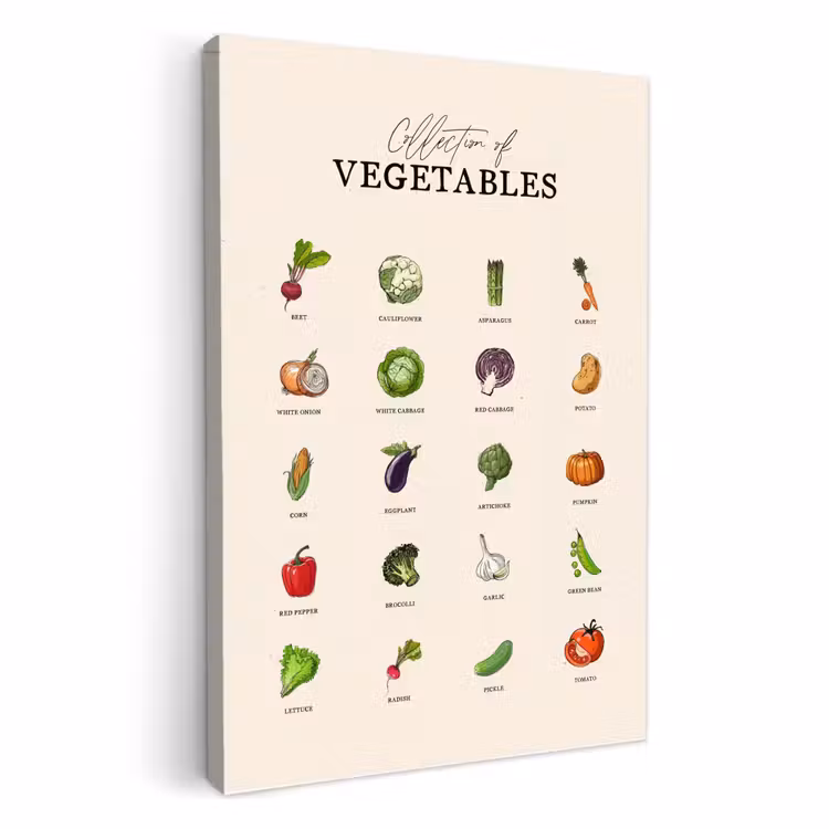 Dipinti su tela - Collezione di verdure — 1