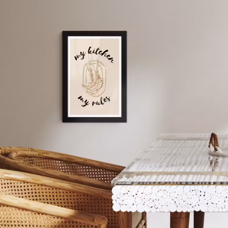 KitchenYeah - Cucina - Cornice per foto - Comandamenti dei gamberi — 3