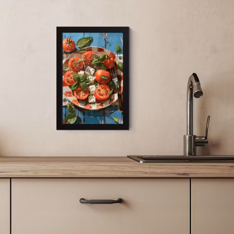 KitchenYeah - Cucina - Cornice per foto - Caprese su tela — 2