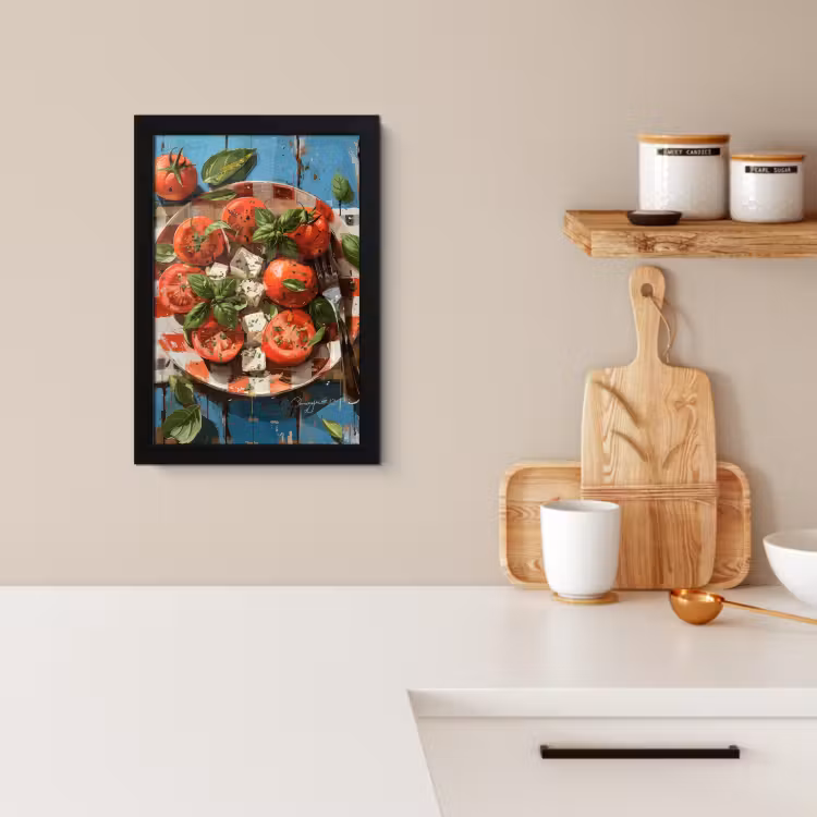 KitchenYeah - Cucina - Cornice per foto - Caprese su tela — 3