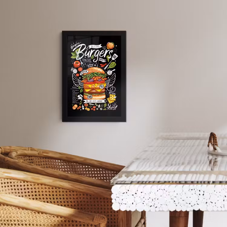 KitchenYeah - Cucina - Cornice per foto - Banchetto di hamburger — 1