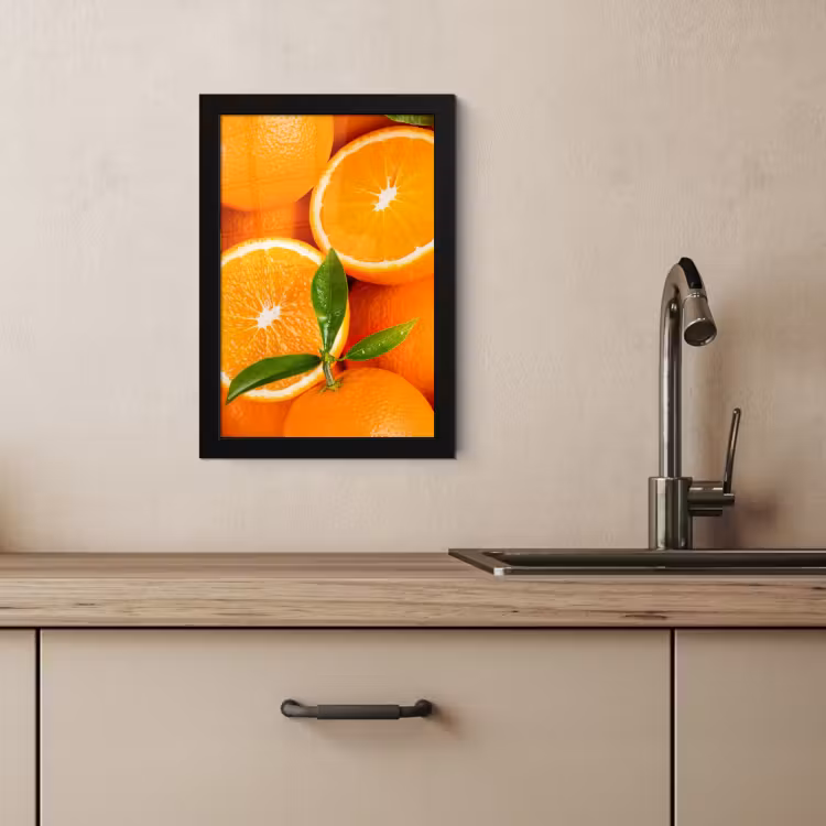 KitchenYeah - Cucina - Cornice per foto - Raggi di sole arancioni — 2