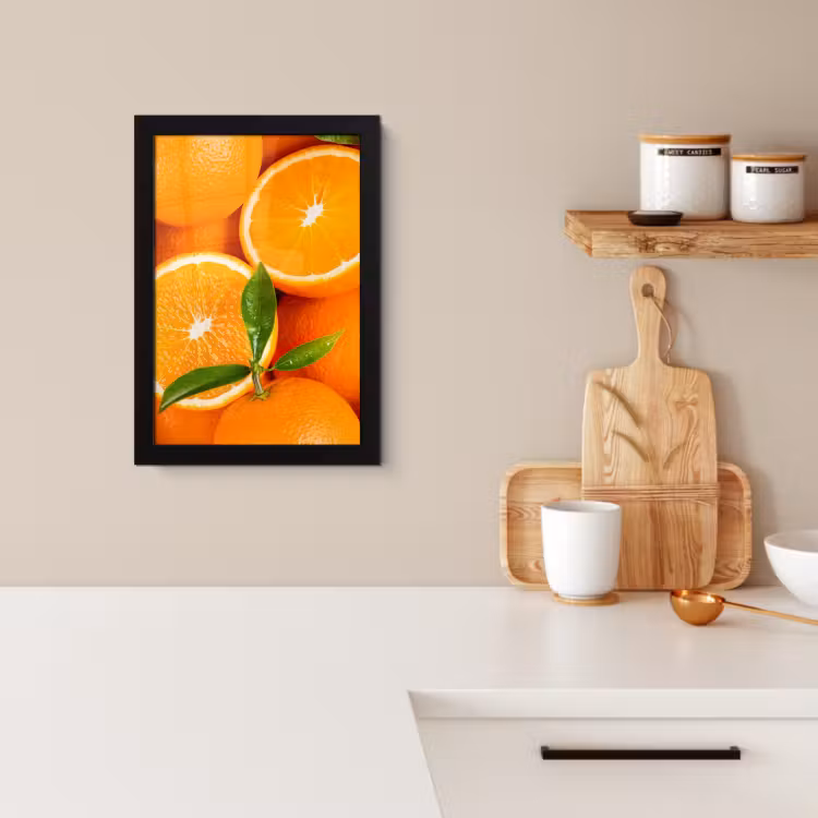 KitchenYeah - Cucina - Cornice per foto - Raggi di sole arancioni — 4