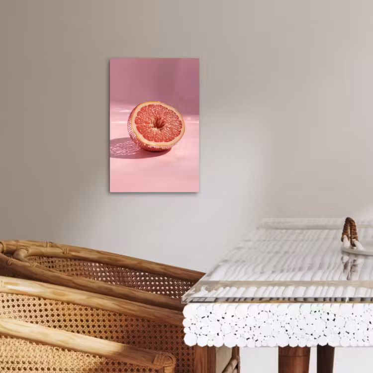Dipinti su tela - Pompelmo - Rosa - Disco - Lucido — 4
