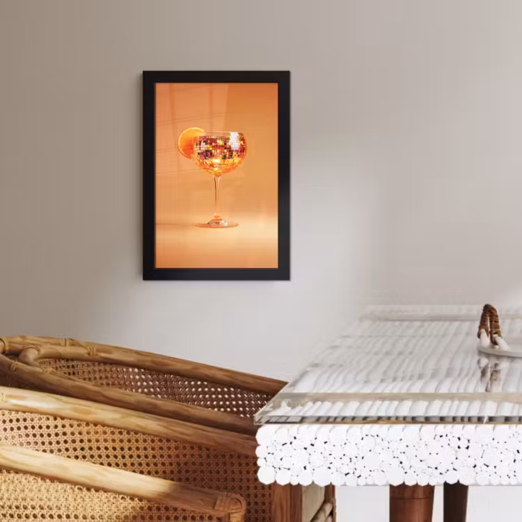 KitchenYeah - Cucina - Cornice per foto - Bevanda - Arancione - Glitter - Disco — 4