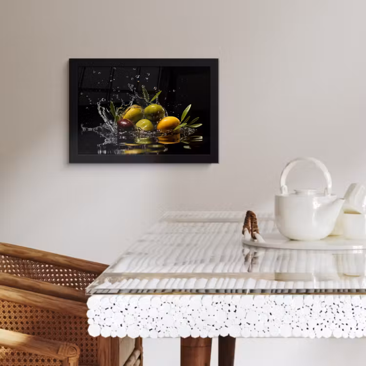 KitchenYeah - Cucina - Cornice per foto - Olive - Verde - Acqua - Nero — 2
