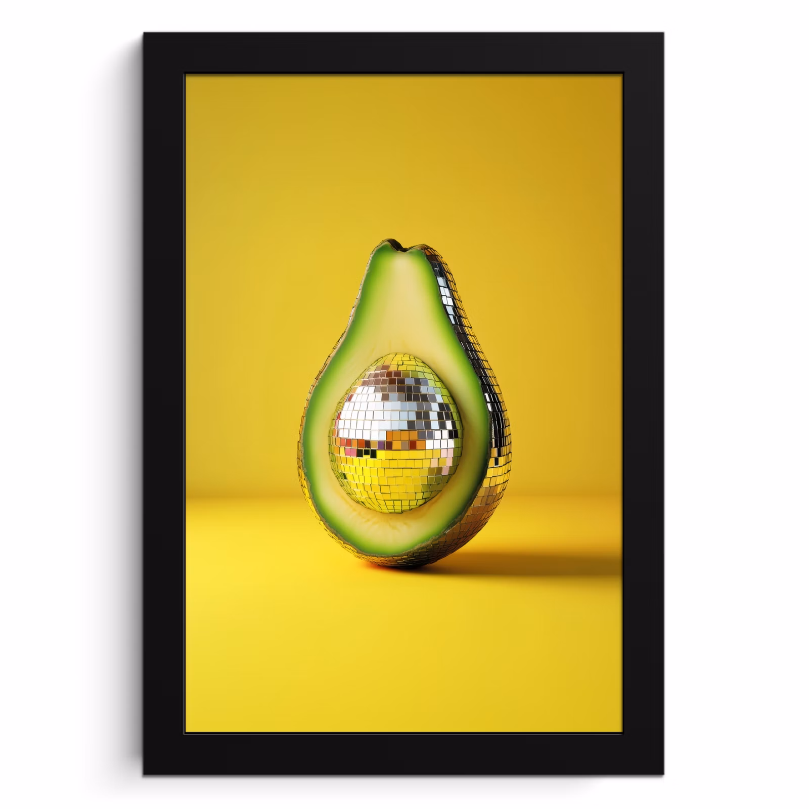 KitchenYeah - Cucina - Cornice per foto - Avocado - Discoball - Giallo - Brillantini — 1