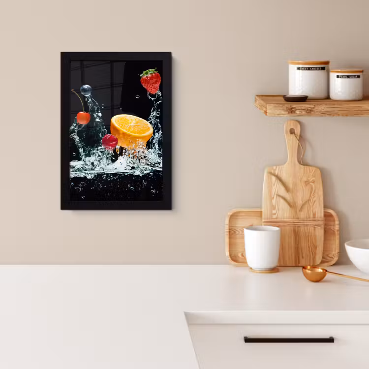 KitchenYeah - Cucina - Cornice per foto - Esplosione della cascata di frutta — 2
