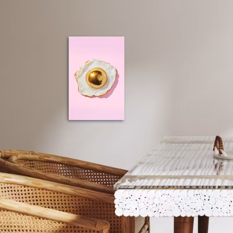 Dipinti su tela - Uovo - Discoteca - Colazione - Glitter — 4