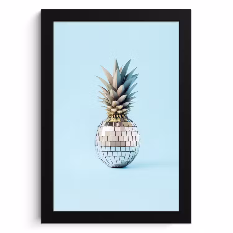 KitchenYeah - Cucina - Cornice per foto - Blu - Ananas - Disco - Discoball — 1