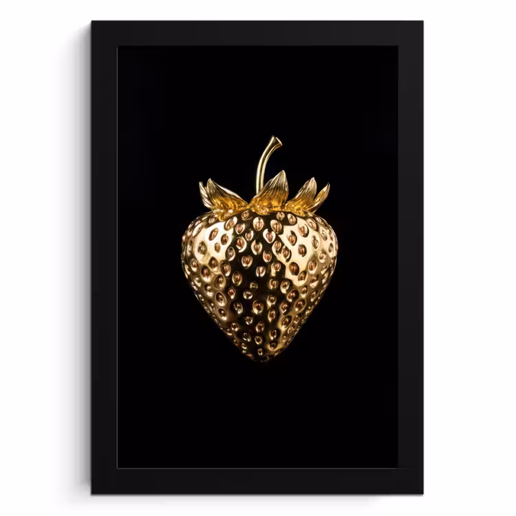 KitchenYeah - Cucina - Cornice per foto - Fragola - Oro - Nero - Cromo — 1