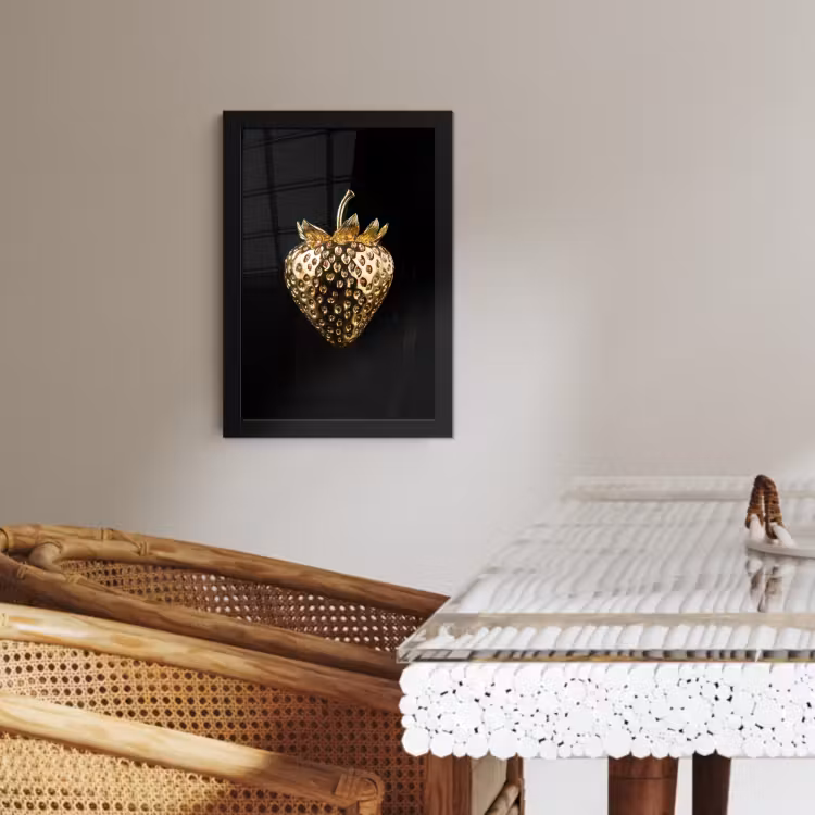 KitchenYeah - Cucina - Cornice per foto - Fragola - Oro - Nero - Cromo — 4