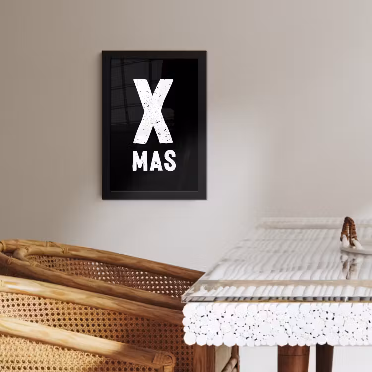 KitchenYeah - Cucina - Cornice per foto - Natale - Natale - Nero - Vintage - Citazioni — 3
