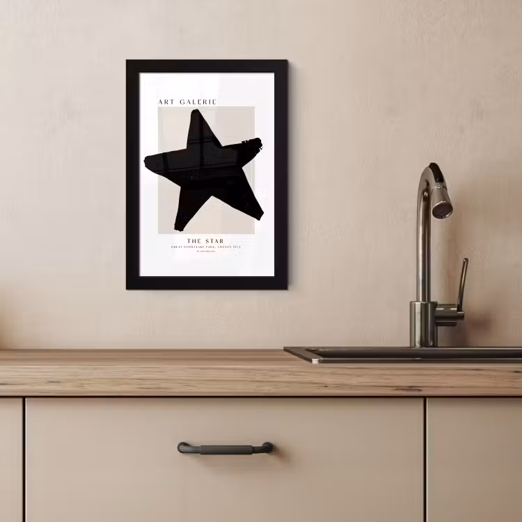 KitchenYeah - Cucina - Cornice per foto - Stelle - Nero - Natale - Feste — 3