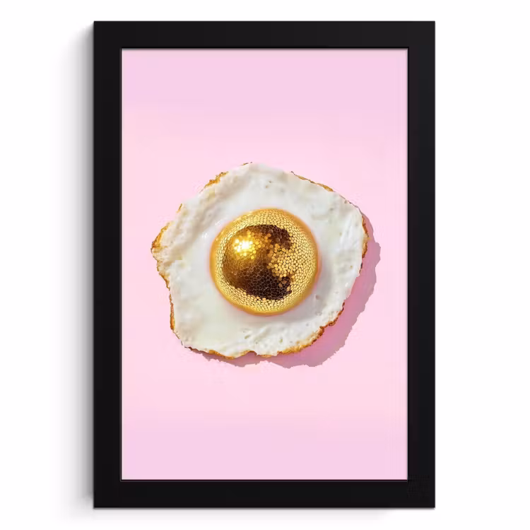 KitchenYeah - Cucina - Cornice per foto - Uovo - Discoteca - Colazione - Glitter — 1