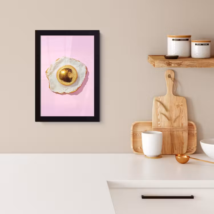 KitchenYeah - Cucina - Cornice per foto - Uovo - Discoteca - Colazione - Glitter — 2