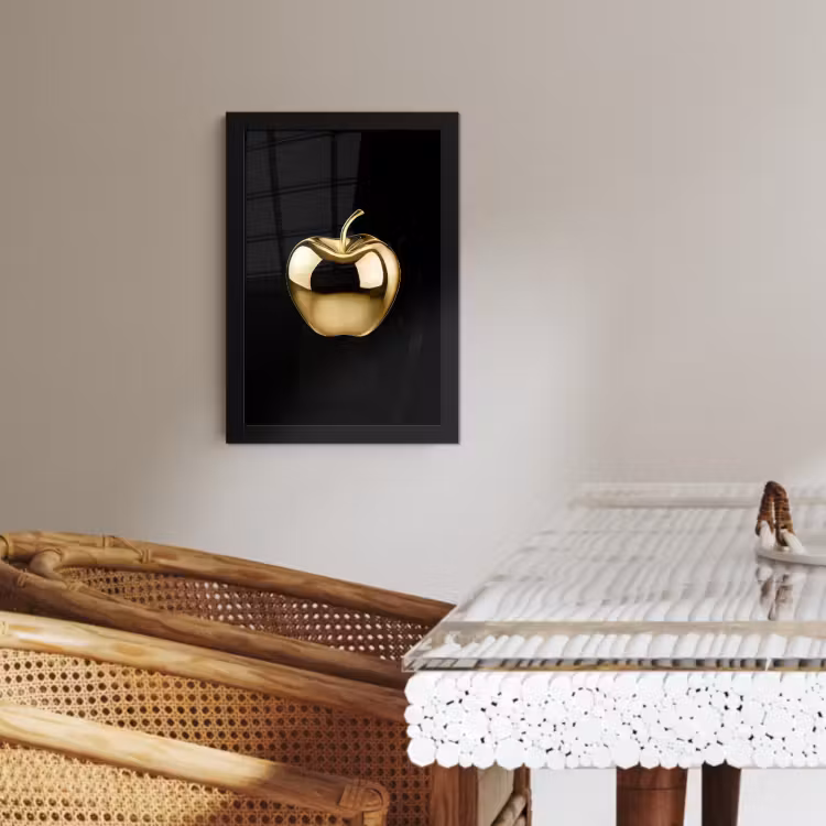 KitchenYeah - Cucina - Cornice per foto - Mela - Oro - Cromo - Nero — 4