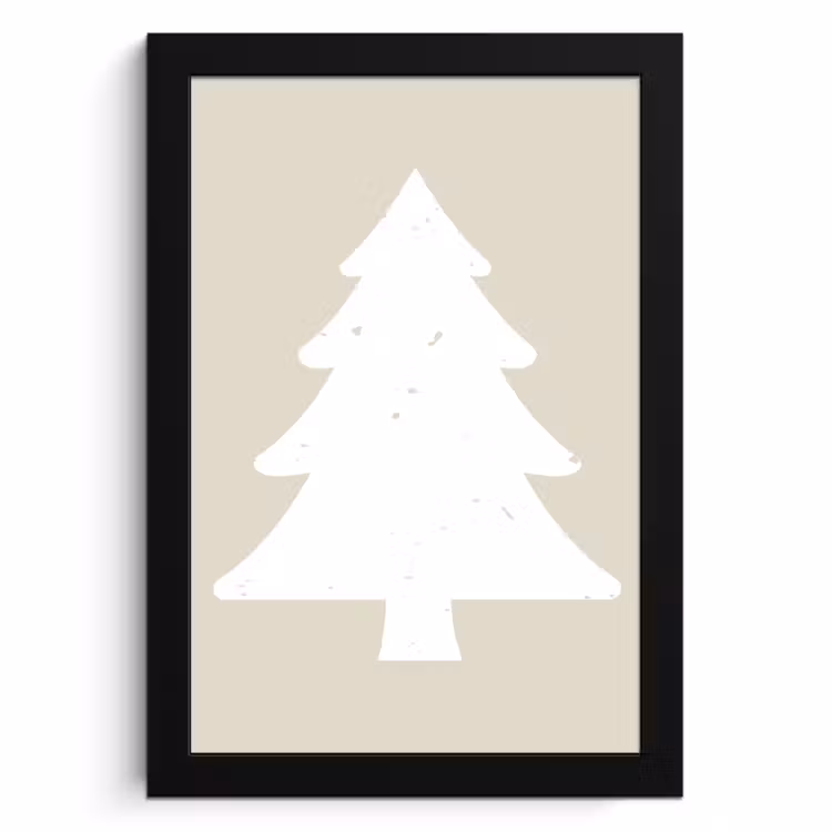 KitchenYeah - Cucina - Cornice per foto - Japandi - Albero di Natale - Beige - Decorazione natalizia — 1