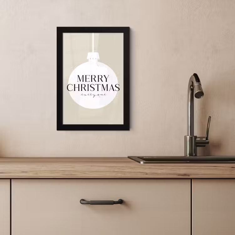 KitchenYeah - Cucina - Cornice per foto - Natale - Stelle di Natale - Japandi - Stelle bianche — 3