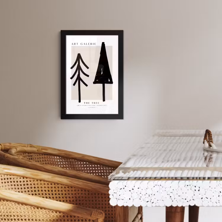 KitchenYeah - Cucina - Cornice per foto - Alberi - Natale - Nero - Festa — 4