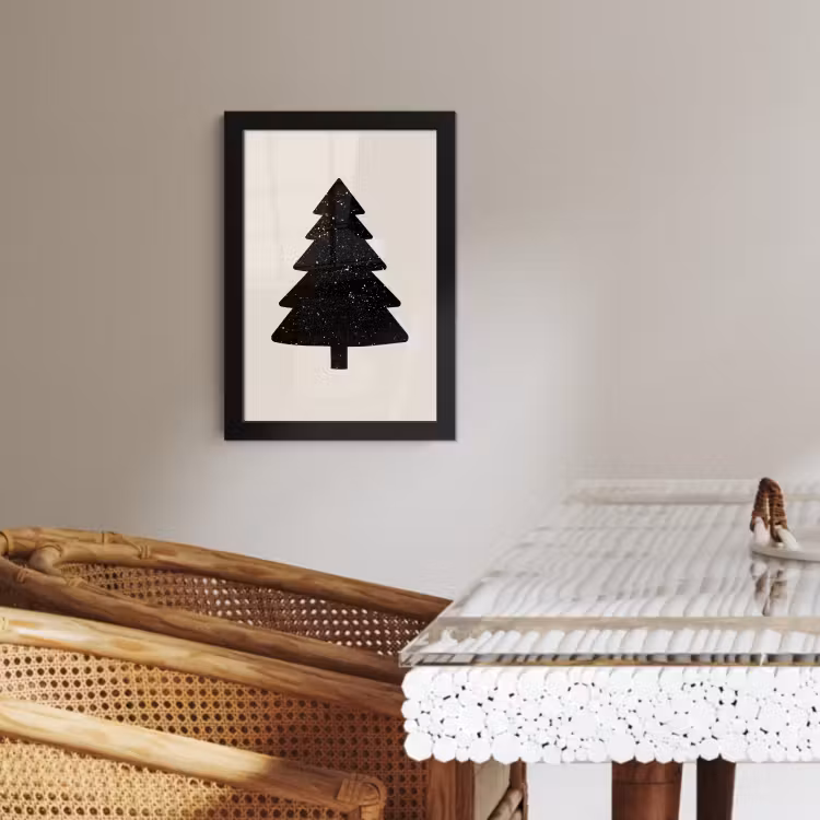 KitchenYeah - Cucina - Cornice per foto - Albero di Natale - Nero - Vacanze - Beige — 3