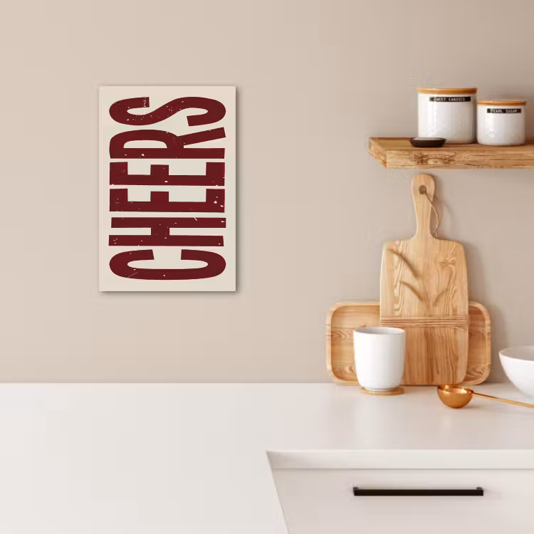 Dipinti su tela - Rosso - Salute - Decorazione - Beige — 2