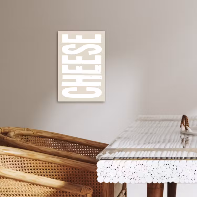 Dipinti su tela - Cibo - Japandi - Formaggio - Decorazione — 2