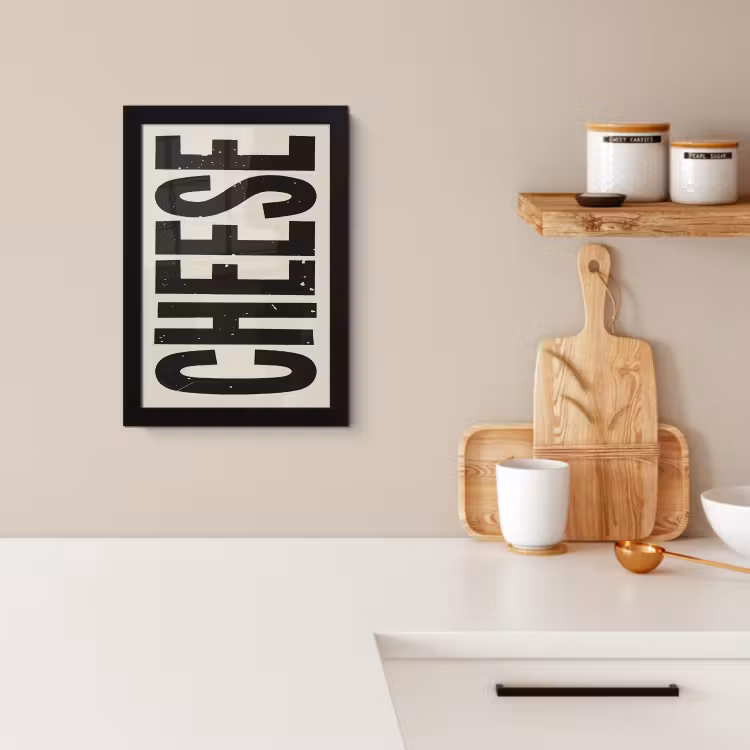 KitchenYeah - Cucina - Cornice per foto - Formaggio - Decorazione - Beige - Formaggio — 2