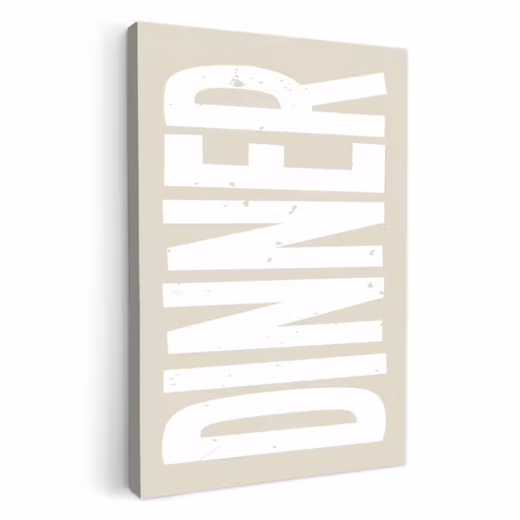 Dipinti su tela - Vintage - Beige - Japandi - Bianco — 1