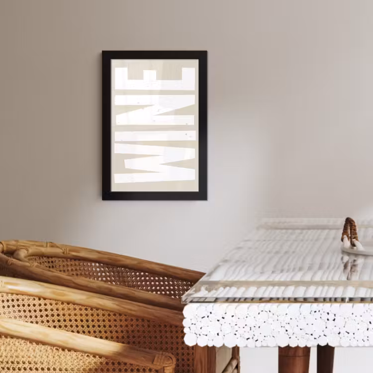 KitchenYeah - Cucina - Cornice per foto - Vino - Japandi - Annata - Bianco — 4