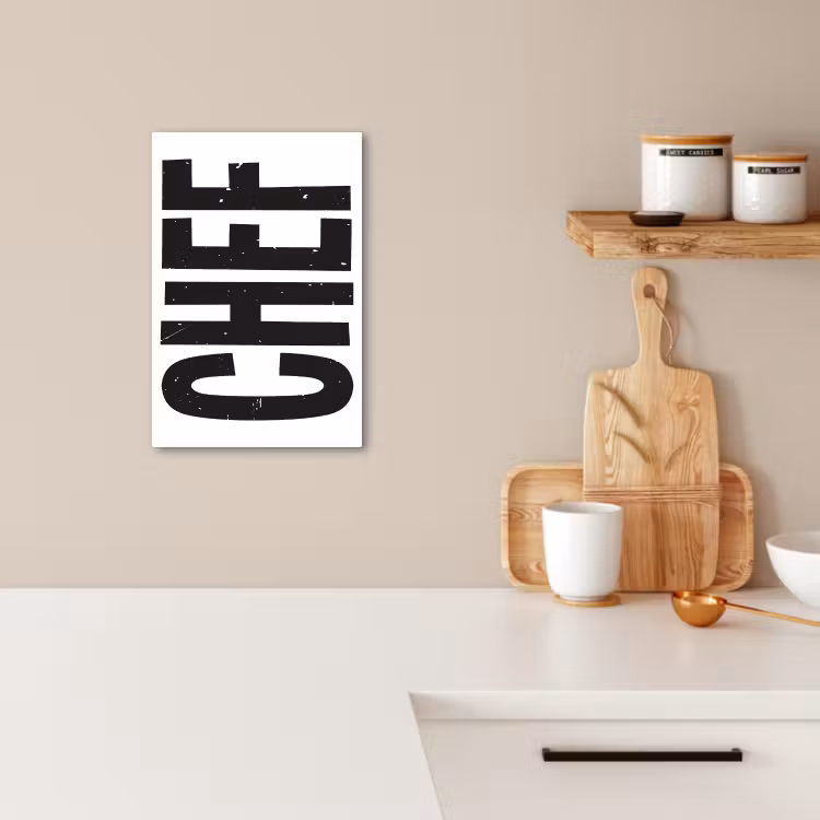 Dipinti su tela - Chef - Japandi - Decorazione - Vintage — 2