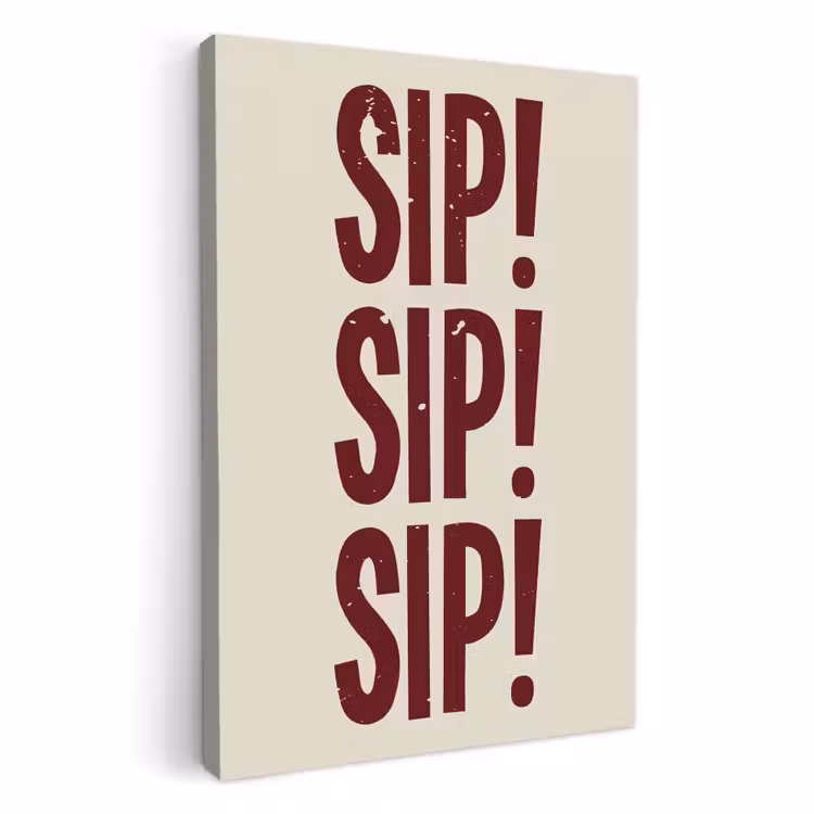 Dipinti su tela - Giappone - Vintage - Decorazione - Rosso — 1