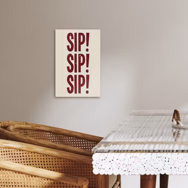 Dipinti su tela - Giappone - Vintage - Decorazione - Rosso — 3
