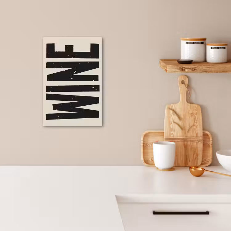 Dipinti su tela - Nero - Vino - Decorazione - Vintage — 2