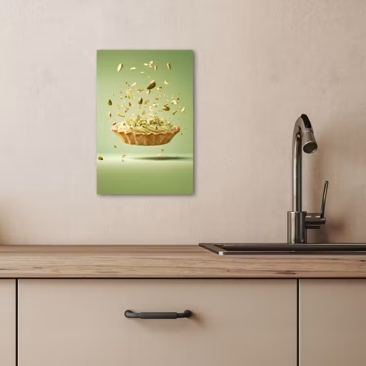 Dipinti su tela - Pistacchio - Torta - Noci - Cibo — 3