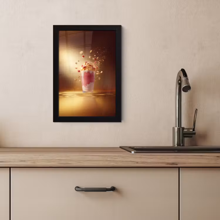 KitchenYeah - Cucina - Cornice per foto - Lampone - Frullato - Bevanda - Rosa — 3