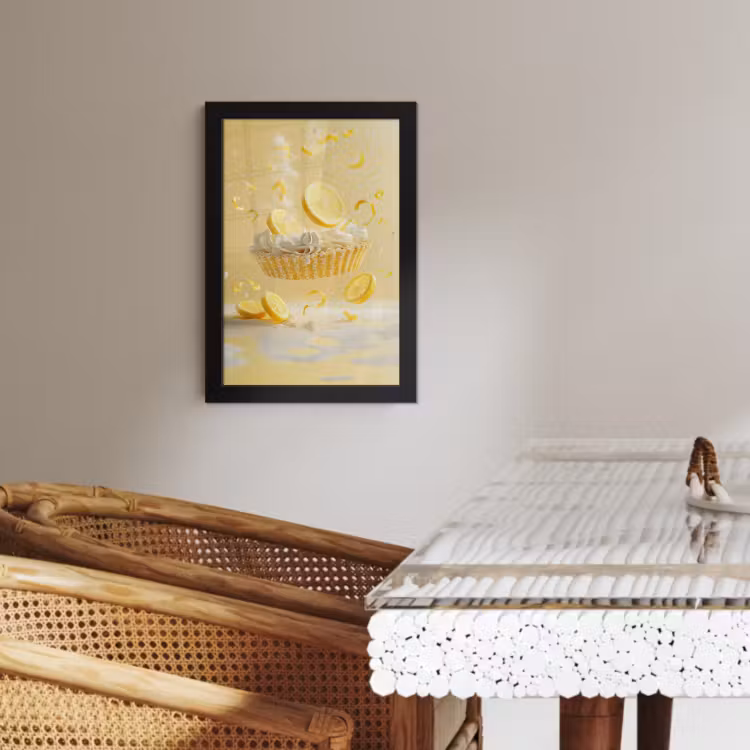 KitchenYeah - Cucina - Cornice per foto - Limone - Torta - Cibo - Giallo — 2