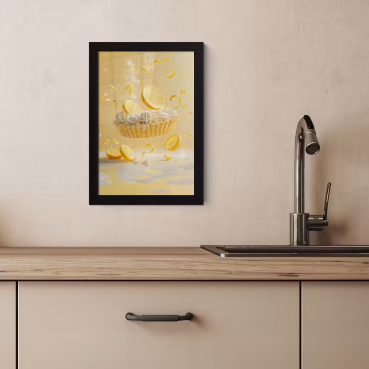 KitchenYeah - Cucina - Cornice per foto - Limone - Torta - Cibo - Giallo — 3