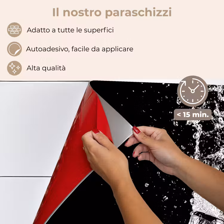 Paraschizzi cucina - Champagne - Nero - Spruzzi - Popping — 4
