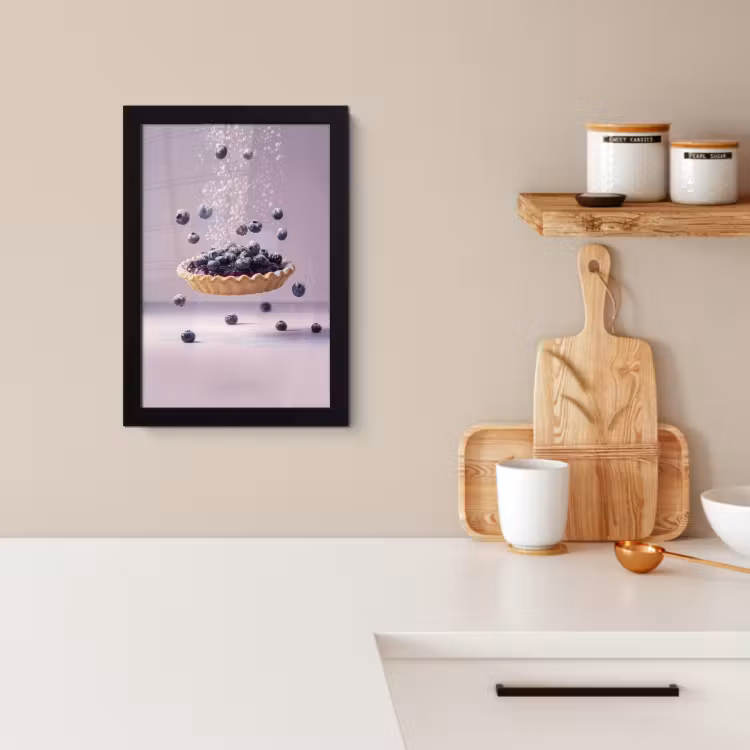 KitchenYeah - Cucina - Cornice per foto - Cibo - Torta - Frutti di bosco - Blu — 2