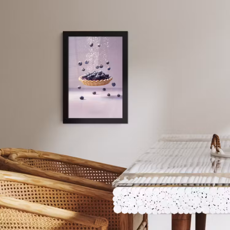 KitchenYeah - Cucina - Cornice per foto - Cibo - Torta - Frutti di bosco - Blu — 3