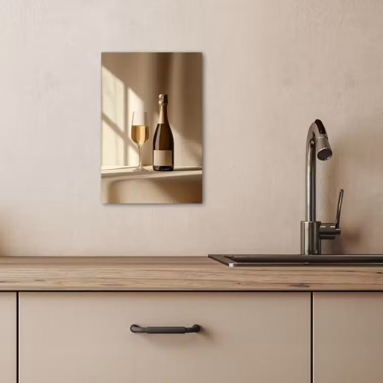 Dipinti su tela - Champagne - Beige - Ombra - Bolle — 1