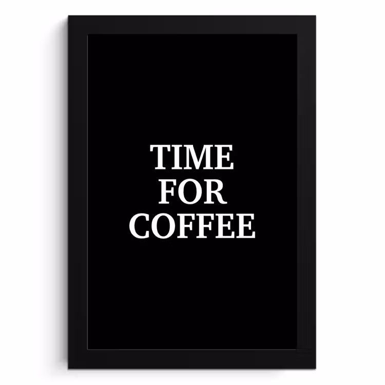 KitchenYeah - Cucina - Cornice per foto - Citazioni - Lettere - Caffè - Nero — 1