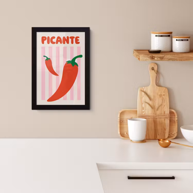KitchenYeah - Cucina - Cornice per foto - Piccante - Peperoni - Rossi — 3