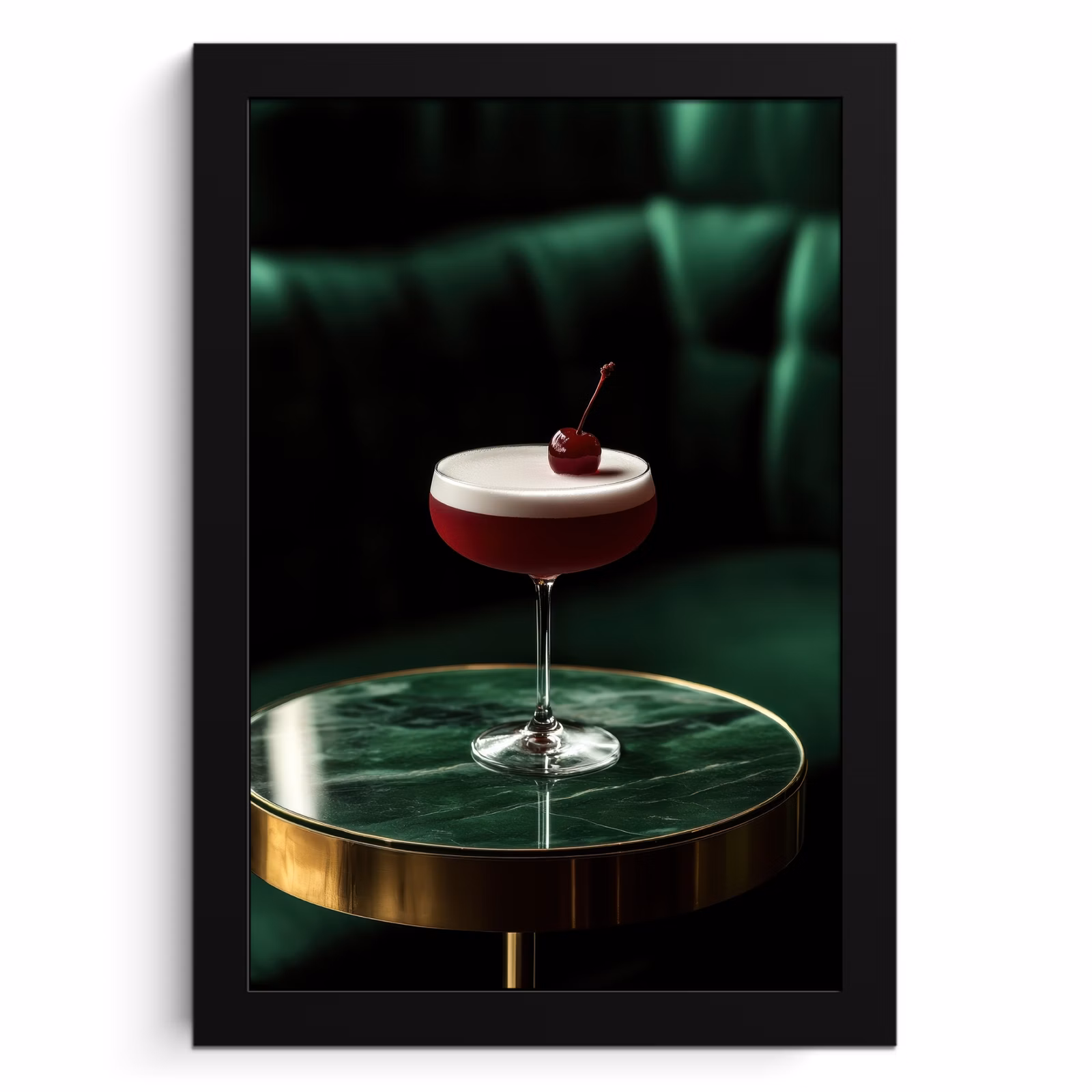KitchenYeah - Cucina - Cornice per foto - Ciliegia - Cocktail - Rosso - Marmo — 1
