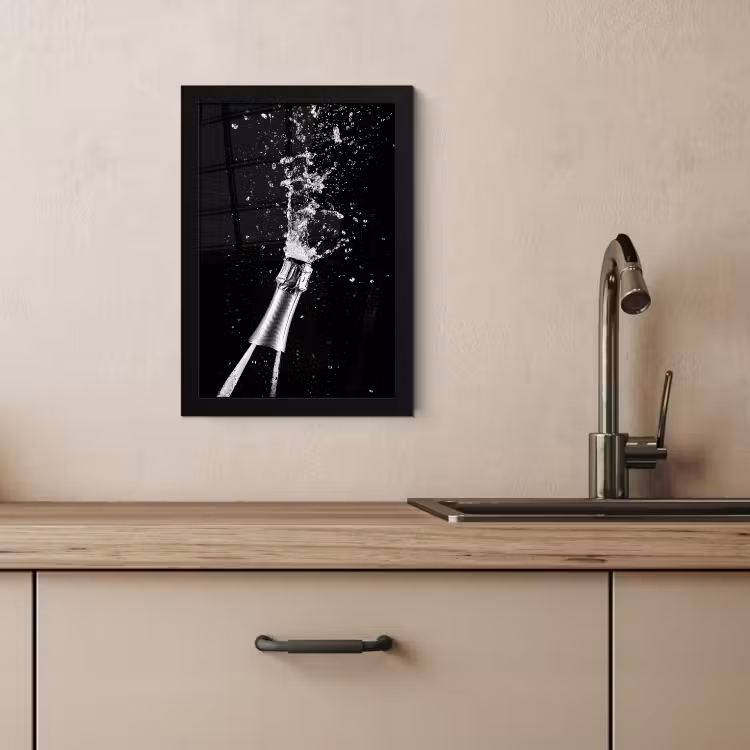 KitchenYeah - Cucina - Cornice per foto - Champagne - Nero - Spruzzi - Popping — 3