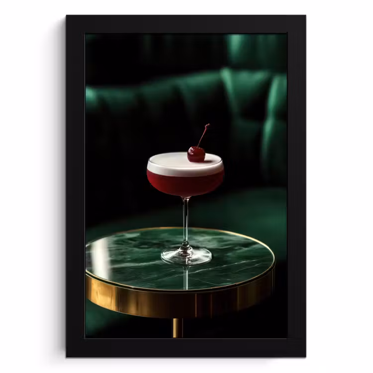 KitchenYeah - Cucina - Cornice per foto - Ciliegia - Cocktail - Rosso - Marmo — 1