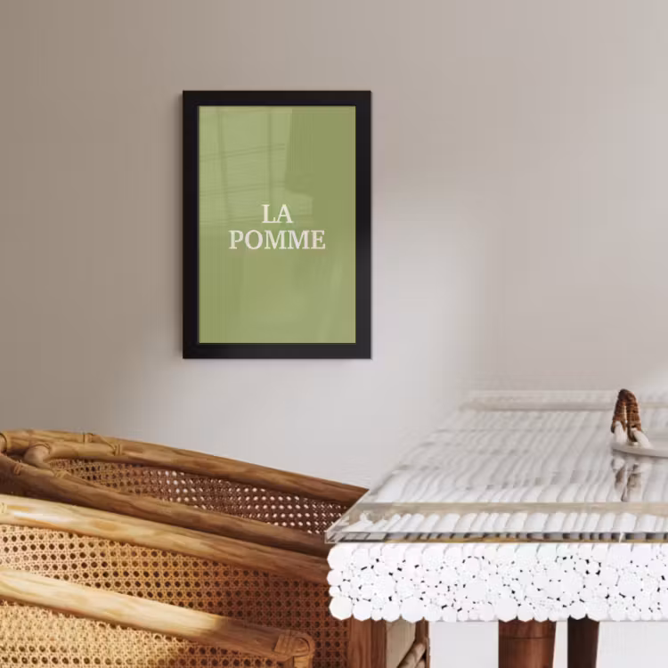 KitchenYeah - Cucina - Cornice per foto - Mela - Verde - Minimalista — 3